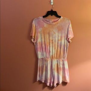 American Apparel Tie-dye Romper